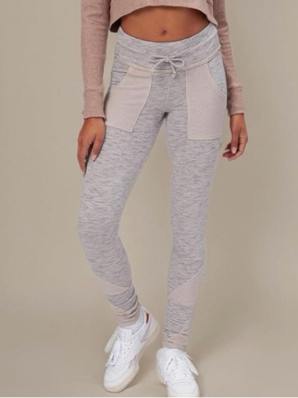 Free People Movement Kyoto Soft Leggings Nectar Peach Rare Size S